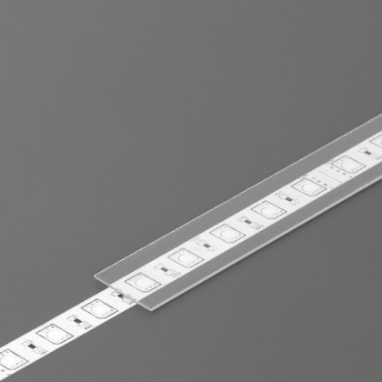 StrongLumio cover strip for LED profiles plug-in transparent 2000mm