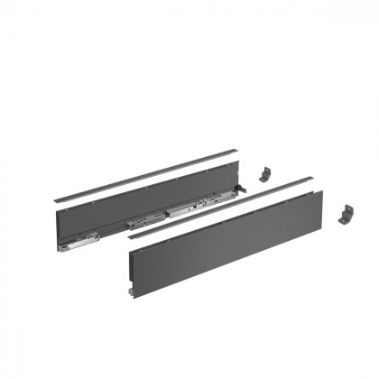 HETTICH 9353422 AvanTech YOU Drawer sidewall set H101/300 anthracit (ver.2025)