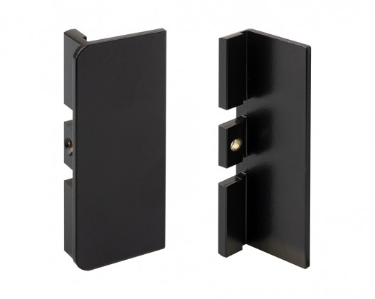 TULIP Gola C profile end piece - close metal black L+R