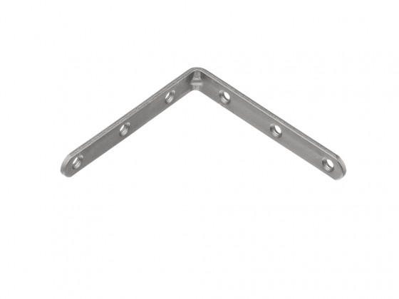 STRONG Angled bracket 100x100mm white zinc