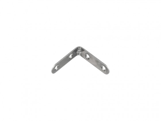 STRONG Angled bracket 50x50mm white zinc