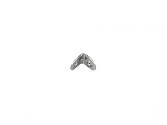 STRONG Angled bracket 20x20mm white zinc
