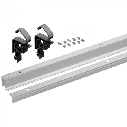 HETTICH 9339500 WingLine L new profiles w. bottom guide, 1200mm, silver anodised