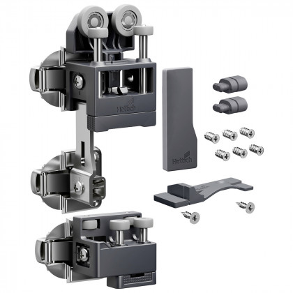 HETTICH 9339356 WingLine L new max 25 kg, set w. spring, anthracit, left