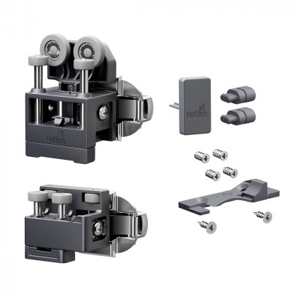 HETTICH 9339368 WingLine L new 12 kg, set w. spring, anthracit, right, w. guide