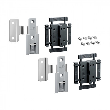 HETTICH 9339480 WingLine L new centre hinge set, standard, grey, 2 pcs