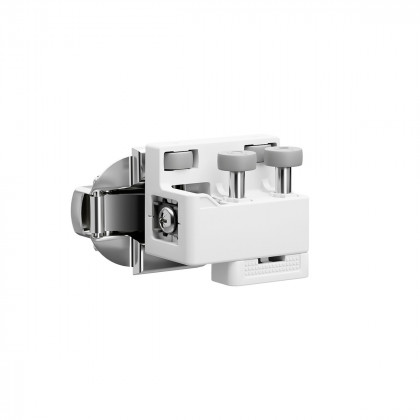 HETTICH 9338688 WingLine S, new, up to 5 kg, guide track w. spring, white, right