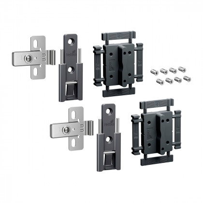 HETTICH 9339494 WingLine L new centre hinge set, adjustable 2 pcs, anthracit