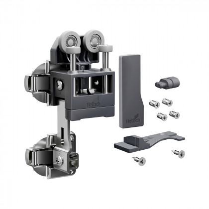 HETTICH 9339479 WingLine L,new 12 kg, set w.spring, anthracit, left, w/o. guide