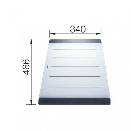 BLANCO 225124 Accessories chopping board Axia II tempered glass 466x340