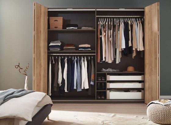 K-HETTICH WingLine L,light door,without bottom guide,2400mm,4 hinges A,L+R,grey