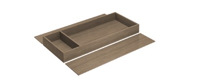 HETTICH 9199604 OrgaTray 230, (200mm) 200 - 390/550 mm ořech
