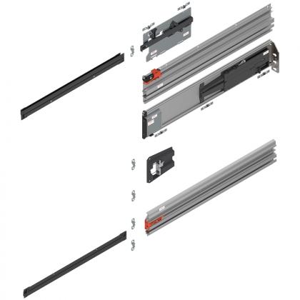 BLUM 801P500E.R3 Revego Uno pocket rail guide, 500 mm, right