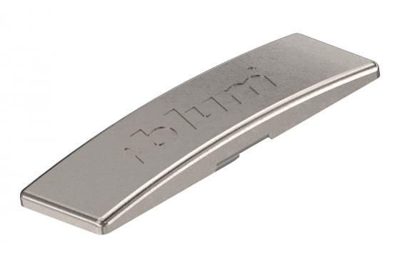 BLUM 70.1503.BP arm cover cap with embossed logo nickel plated