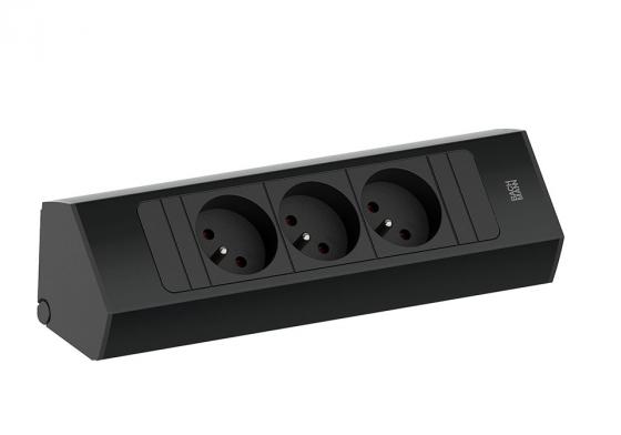 BACHMANN 932.101 Casia 2 , 3x230V, black RAL9005