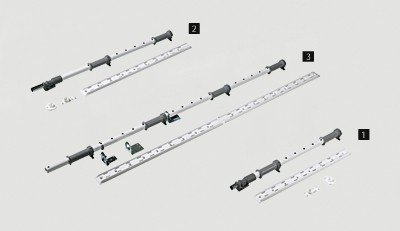 HETTICH 9207596 LeMans II pivot axis 600 mm anthracite