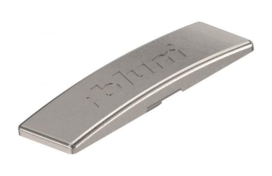 BLUM 70.1503.BP arm cover cap with embossed logo nickel plated