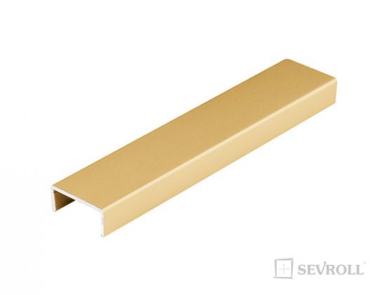 SEVROLL 06789 "U" profile for laminate 18mm 3m gold/brass