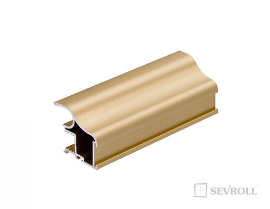 SEVROLL 06821 System 10 II mounting rail 2.7m gold/brass