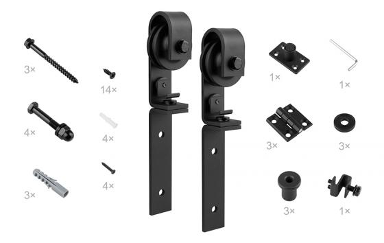 StrongLine Barnio fold - fitting set for sliding folding int. doors