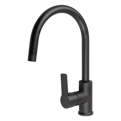 StrongSinks S3 Loira arched sink faucet, matte black