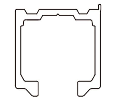 StrongLine top guide, anodised 2,5m
