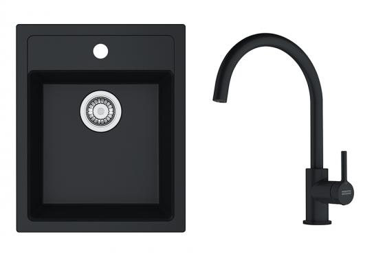 FRANKE Set T121Č SID 610-40 black + FC 6018.901