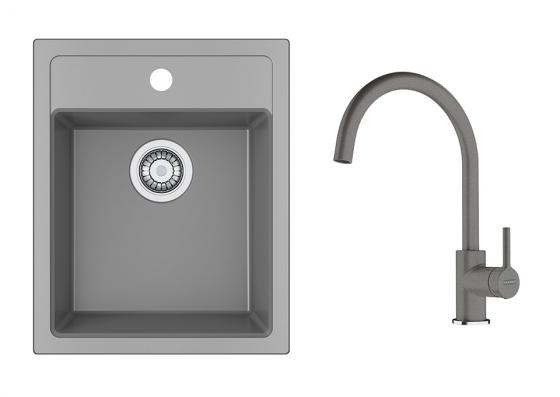 FRANKE Set T121Š SID 610-40 gray + FC 6018.084