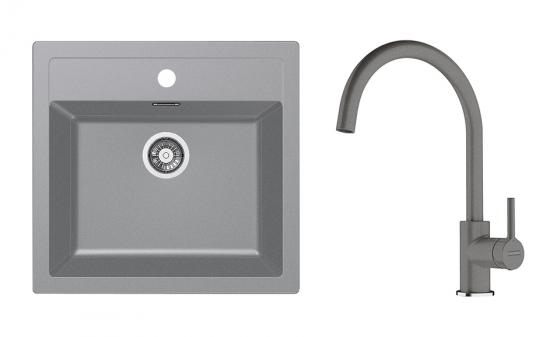 FRANKE Set T122Š SID 610 gray + FC 6018.084