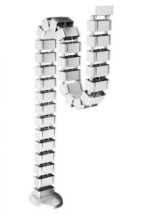 STRONG Vertical cable management flexi 1260 mm silver