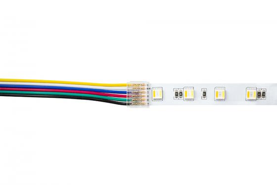 StrongLumio RGBCCT LED strip connector - 12mm cable