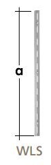 DX-bearing rail single 2000mm white