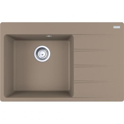 FRANKE Sink CNG 611-78 TL/2 780 x 500 cashmere drain right