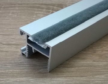 S-Flast top brush 13x5mm grey