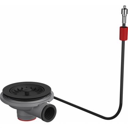 Franke Accessories 112.0656.939 Rotary Strainer Valve Colorline Black Matt