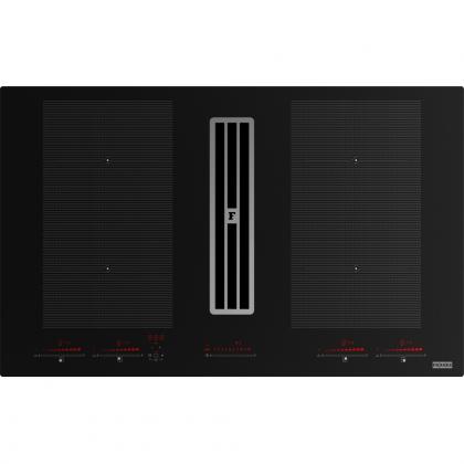 FRANKE Induction hob with extractor fan FMA 8391R HI black glass/white graphic