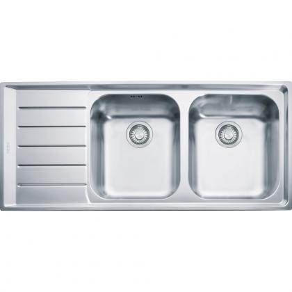 FRANKE Sink NEX 621/7L 1160 x 510mm stainless steel drain left