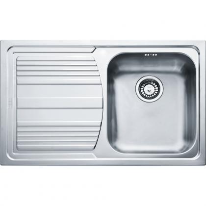 FRANKE Sink LLX 611/7L 790 x 500mm stainless steel drain left