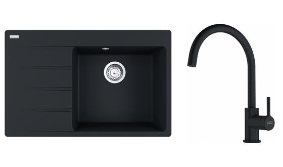 FRANKE Set G271MČ CNG 611-78 TL/7 m. black + FC 6018.901