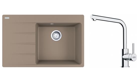 FRANKE Set G250KA CNG 611-78 TL/7 cashmere + FS 3230.031