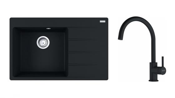 FRANKE Set G272MČ CNG 611-78 TL/2 m. black + FC 6018.901
