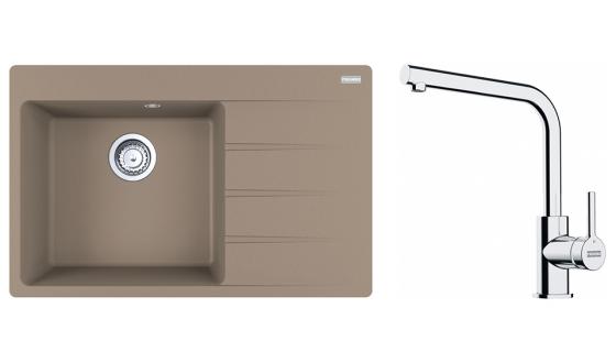 FRANKE Set G251KA CNG 611-78 TL/2 cashmere + FS 3230.031