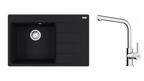 FRANKE Set G251MČ CNG 611-78 TL/2 m.black + FS 3230.031