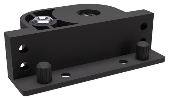 If Adjustable Leg With Castor Key-F With Pins Left