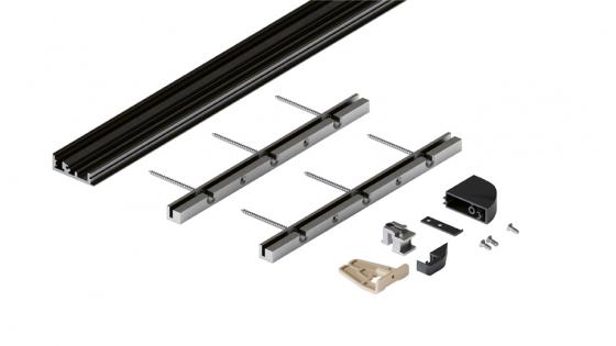 Hawa 52092 Folding Concepta Iii For Door Pocket Lower Profile For 2Doors Bl.Elox