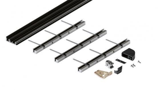 Hawa 52093 Folding Concepta Iii For Door Pocket Lower Profile For 3Doors Bl.Elox