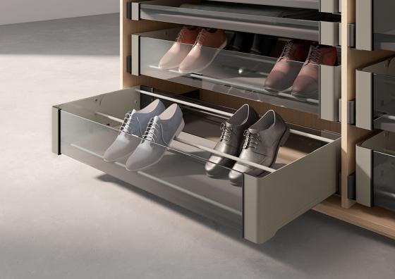 K-KES Conero, zásuvka na boty a čelní+zadní výplň, H168/475, KB=1000, champagne