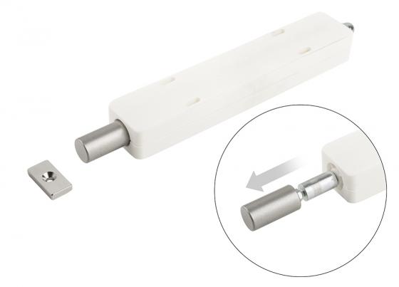 Pozzoli A60 Push-To-Open Door Stop With Magnet, For Folding Bed Fittings