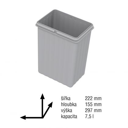 Gollinucci Accessories Spare Container Sistema 900 A Linea 580 1X7,5L Grey