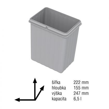 Gollinucci Accessories Spare Container Sistema 900 1X6,5L Grey